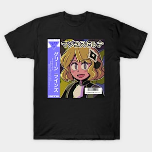 vaporwave anime aesthetic girl serena video game T-Shirt